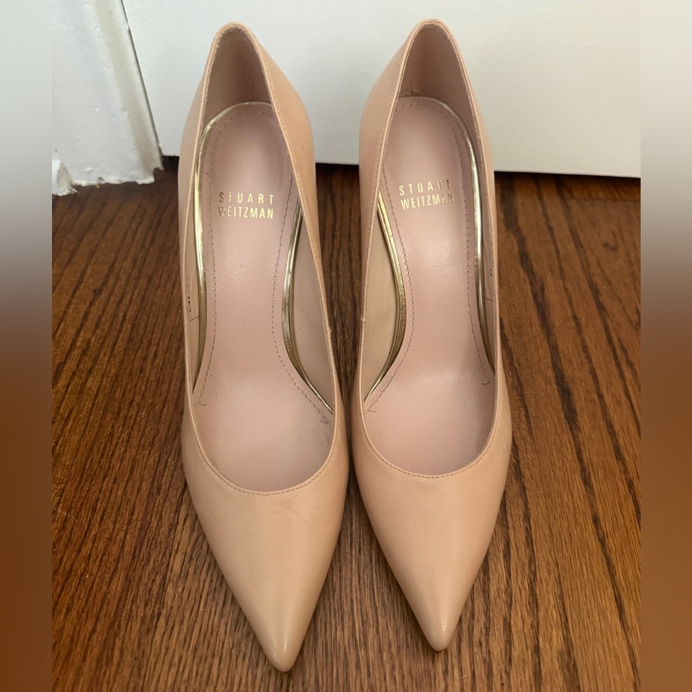 Stuart Weitzman Nude Power Pumps size 7